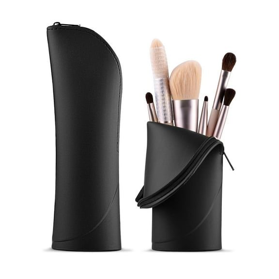Makeup Brush Case Travel Makeup Brush Holder Large Makeup Brush Bag Professional Cosmetic Bag for Daily, Work or Gift