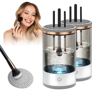 SunshineFace Electric Makeup Brush Cleaner Machine, USB Make up Brush  Cleaner, Portable Electric Makeup Brush Cleaner Tool, Makeup Brush Dryer  with