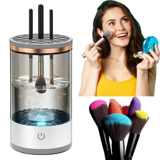  RICRIS Premium Makeup Brush Cleaner Dryer Super-Fast Electric Brush  Cleaner Machine Automatic Brush Cleaner Spinner Makeup Brush Tools (Black)  : Beauty & Personal Care