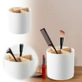 thumbnail image 1 of Makeup Brush Cup with Weighted Base and Removable Dividers for Secure Desktop Storage, 1 of 8