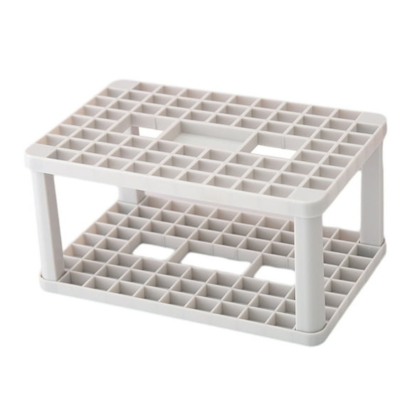 Makeup Brush Drying Rack with 72 Holes for Brushes for Makeup and Paint Brush Pens – Small Drying Rack Desktop Storage Shelf Stand
