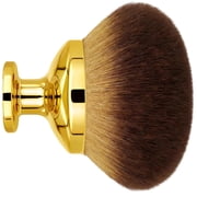 Makeup Brush For Self Tanner,4inch Wide-headed Kabuki Brush , Sunscreen Face& Back Makeup Brush, Wet&Dry Use- Gold