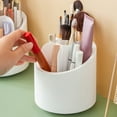 thumbnail image 1 of Makeup Brush Holder 360° Rotating Organizer Cosmetic Storage Makeup Brushes Cup Pen Holder for Vanity, Desk,Bathroom Countertops,Nordic Style Waterproof Cosmetic Display Cases, 1 of 8