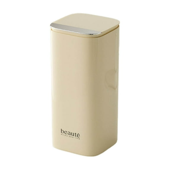 Makeup Brush Holder, Automatic Lifting Waterproof Dustproof Makeup Brushes Organizer with Lid for Vanity Desktop Bathroom Countertop