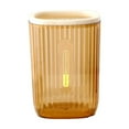 thumbnail image 1 of Makeup Brush Holder, Glass Cosmetic Makeup Brush Organizer, Storage Holder for Paint Brush, Pen, Pencil, Eyeliner, Bathroom Counter, Dresser, Bedroom Storage Cup, 1 of 6