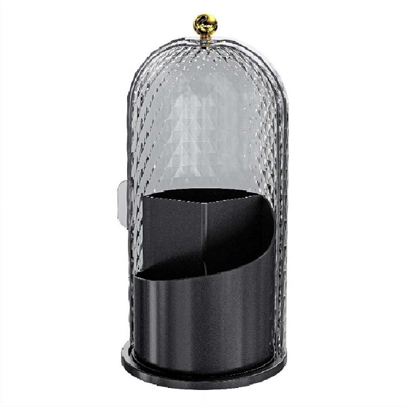 Concealed Toothbrush Holder, Storage Box with Lid, Counter Bathroom Box UKS