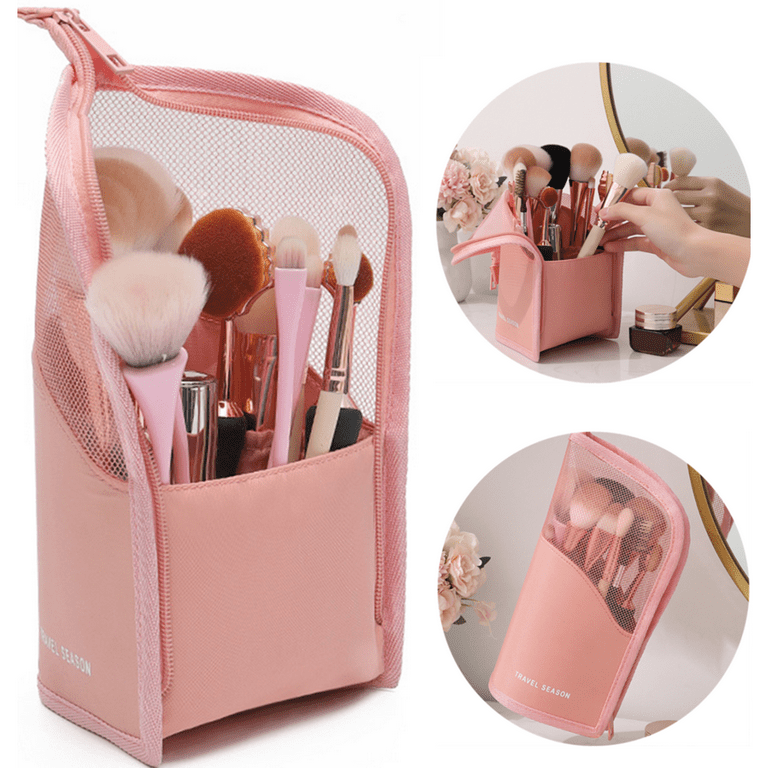 Waterproof Silicone Travel Makeup Brush Holder Makeup Brush Case Bag Soft  Cute Portable Cosmetic Brushes Holders Organizer - AliExpress