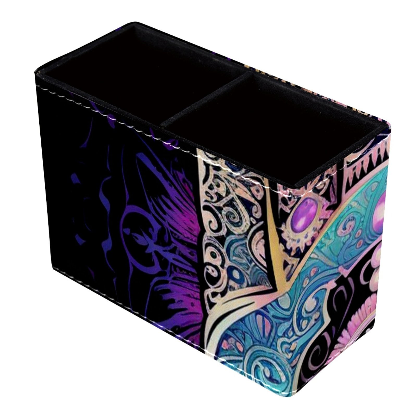 Makeup Brush Holder,Pencil Holder for Desk,Desk Organizer,Ethnic Style