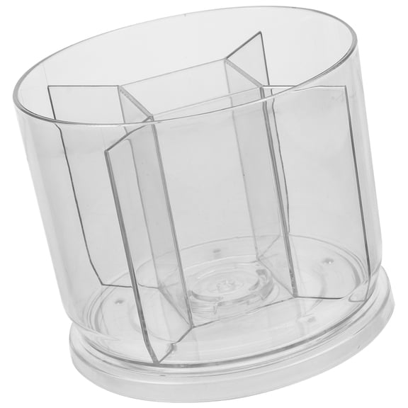 Rotating Makeup Brush Organizer Carousel for Desk, Pencil Holder, Crayon Storage, Paint Brush Holder, Plastic Art Supplies & Office Use