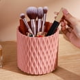 thumbnail image 1 of Makeup Brush Organizer, Large Capacity Cosmetic Brush Storage Box with Five Compartments, Portable Design for Brushes and Lipsticks, Durable ABS Material for Home and Travel Use, 1 of 7