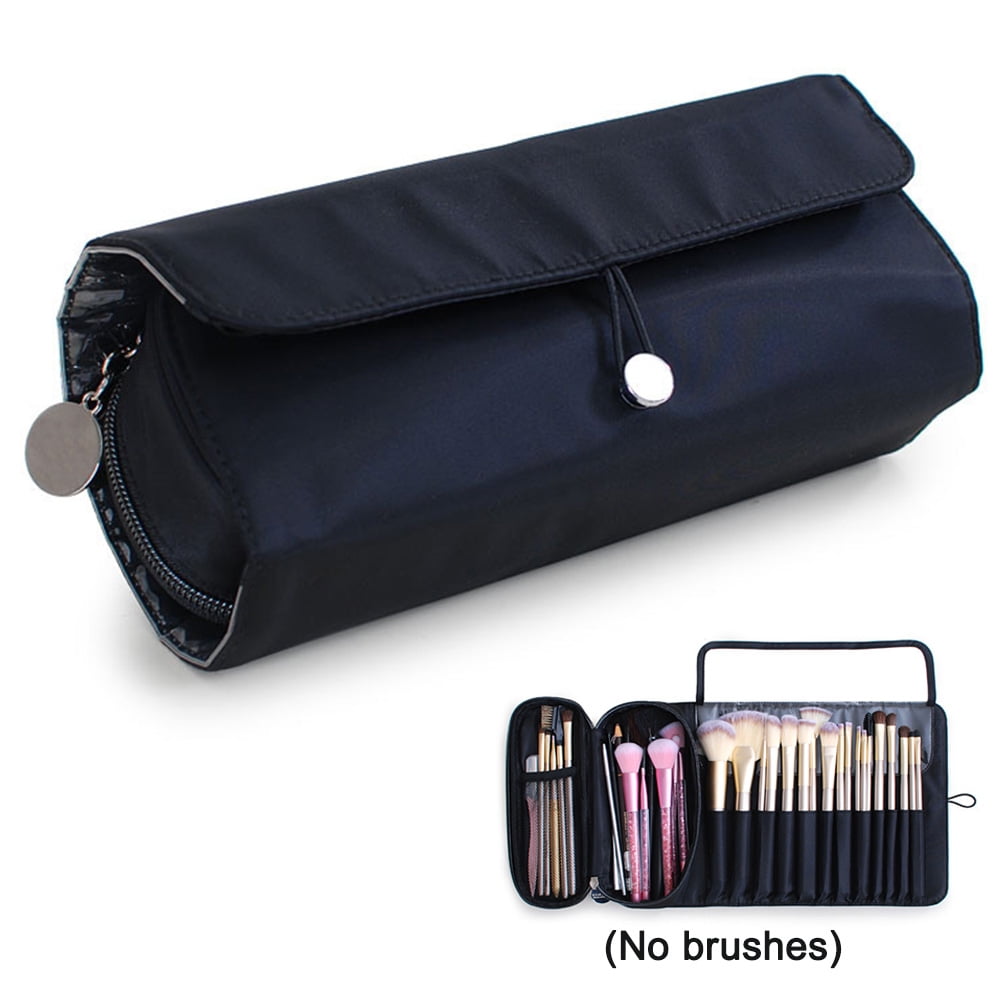 Buy Wholesale China Makeup Brush Roll Bag Private Label Synthetic Leather  Cosmetic Bag For 14pcs Makeup Brushes Set & Makeup Bag at USD 0.9
