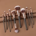 thumbnail image 1 of Makeup Brush Set 10 Piece Soft Tools for Foundation Powder Eyeshadow and Concealer for Blending and Application 10PCS, 1 of 3