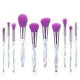 thumbnail image 1 of Makeup Brush Set, 10PCS Crystal Makeup Brushes Premium Synthetic Foundation Powder Concealer Eye Shadow Blush Makeup Brushes Set, Professional Make Up Brush Kit for Girls Ladies, 1 of 7