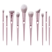 Makeup Brush Set 10PCS Professional Makeup Brushes Set, Premium Synthetic Bristles Makeup Brush for Face Foundation Blending Blush Eye Shadow Make Up