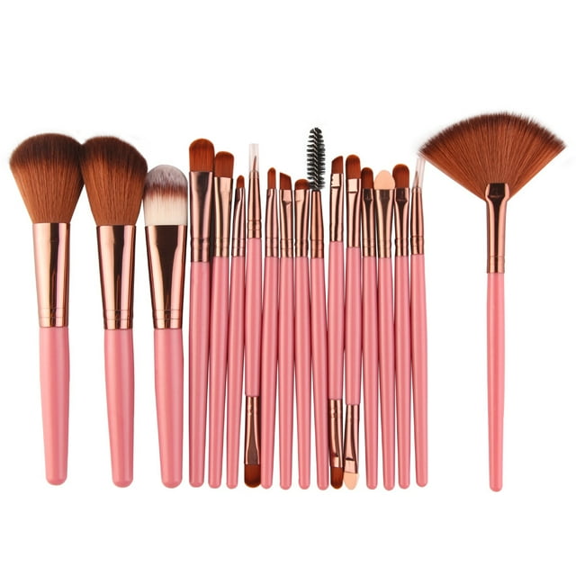 Makeup Brush Set 18Pcs Premium Synthetic Foundation Powder Concealers