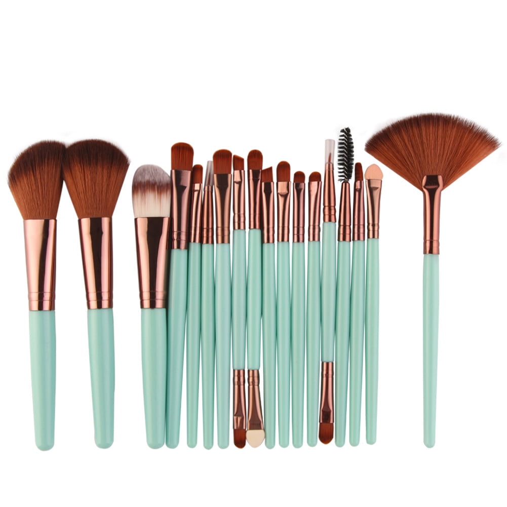 Makeup Brushes Premium Synthetic Concealers Foundation Powder Eye Shadows  Makeup Brushes High Density Seamless Foundation Brush (B, One Size)