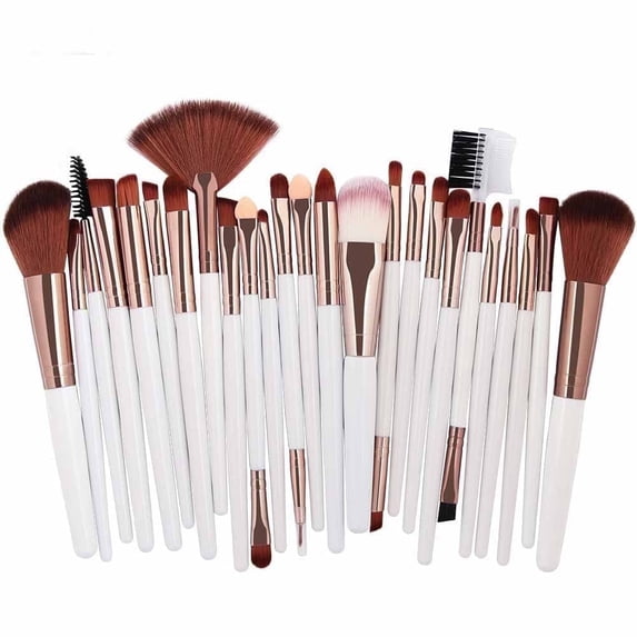 25 Pcs Makeup Brushes Set for Eye and Face, Soft Makeup Brush and Eyeshadow Brush