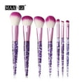 thumbnail image 1 of Makeup Brush Set - 7 Pcs Cosmetic Eyebrow, Eye Shadow, Powder & Foundation Brushes, Brush Set Make Up, Brochas Para Maquillaje, Beauty Tools Accessories, Professional Makeup Brush Kit, Holiday Gift, 1 of 2