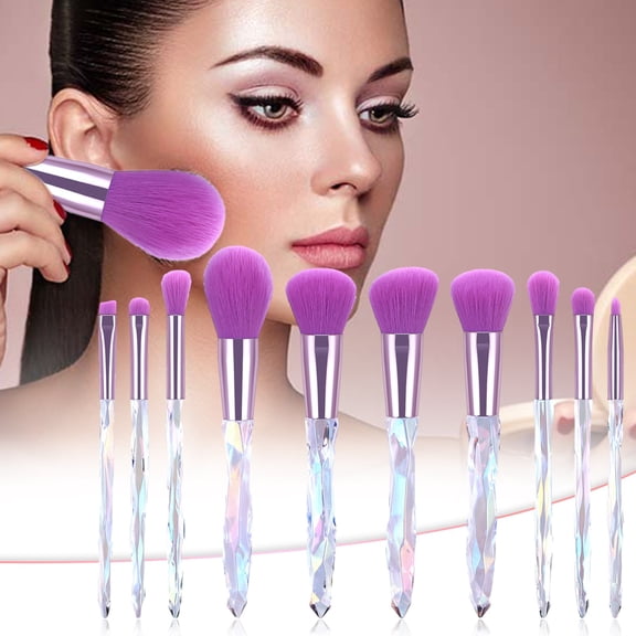 Makeup Brush Set Synthetic Fiber Foundation Concealer Powder Eyeshadow Blending Application Tools Kit