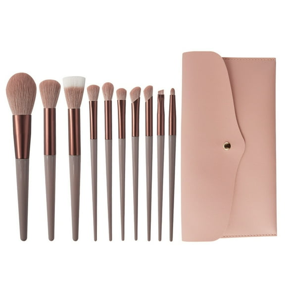 Makeup Brush Set for Beauty Tools - Versatile Foundation Blending and Contouring Brushes with Precision for Application 10PCS