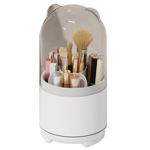 Makeup Brush Storage Box with Lid Lipstick Organization Holder Household for Children Girl Boys Makeup Collection Box