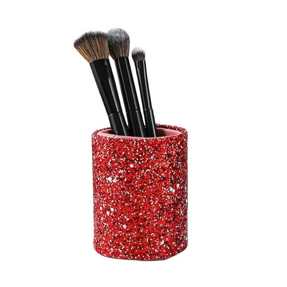 Makeup Brush Storage Bucket Beauty Eyebrow Pencil Holder Organizer Desktop Vanity Accessories for Home