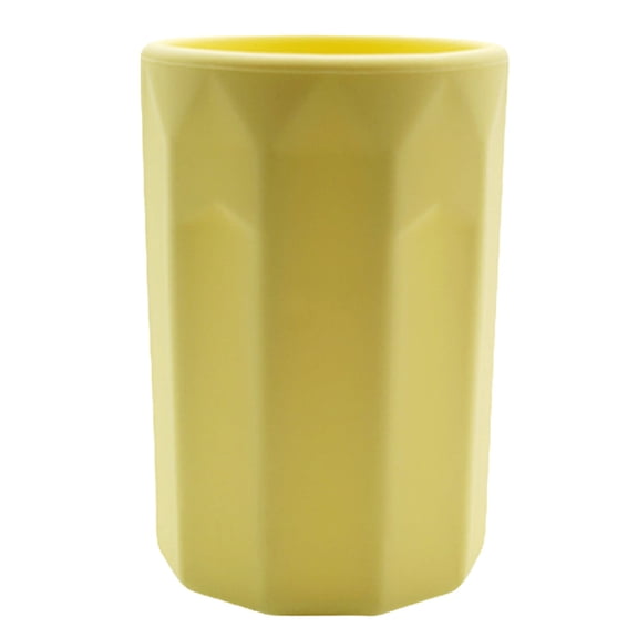 Makeup Brush Storage Tube Cylindrical Plastic Eyebrow Pencil Storage Box Desktop Cosmetics Sorting Box Home