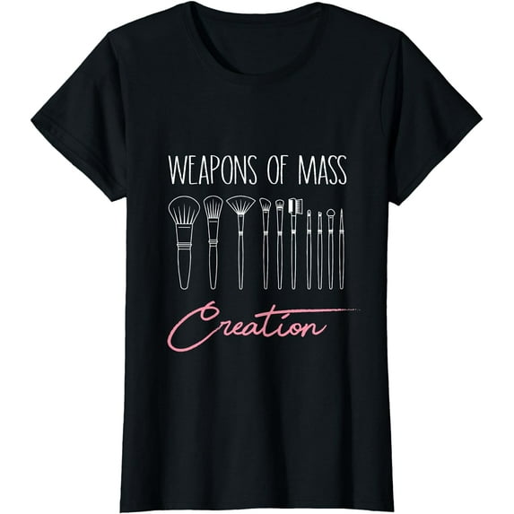 Makeup Brush for Makeup Artist MUA - Funny Mass Creation T-Shirt