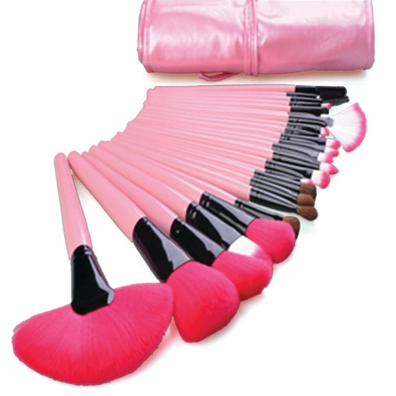 Makeup Brushes 24pcs Makeup Brush Set Kabuki Foundation Blending Brush Face Powder Blush Concealers Eye Shadows Makeup Brushes Kit with Bag