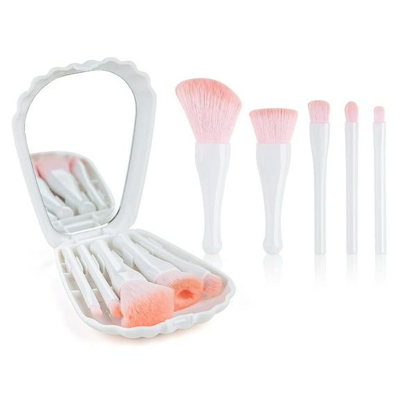 Makeup Brushes 5pcs Mini Makeup Kit, Travel Set, Foundation Brush Eyeshadow Brush Make up Brushes Set