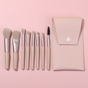 Makeup Brushes Awwp Blowout Prices 8 Mini Make-Up Brush Set Wood Handle Morandi Portable Soft Hair Beauty Tool  Makeup Brushes Brush