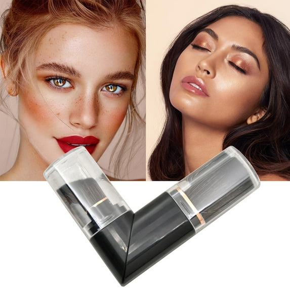 Makeup Brushes Awwp Deep Discounts Single 's Cube Two in One Double Head Powder Powder Blusher Brush Telescopic Portable Makeup Brush Fiber Hair Cosmetic Brush, Makeup Brushes Brush