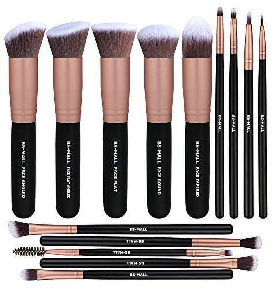 Makeup Brushes BS-MALL Premium Synthetic Foundation Powder Concealers Eye Shadows Makeup