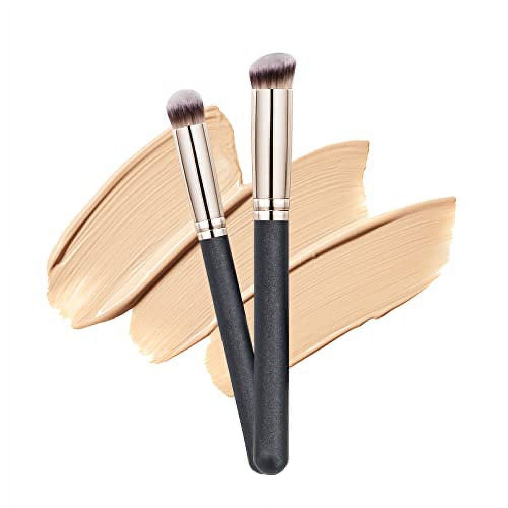 Makeup Brushes Dpolla New Expert Pro Foundation Makeup Brush 2PCS Duo Fiber  Stippling Brush Perfect for