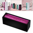 thumbnail image 1 of Makeup Brushes Holder Silicone Storage Rack for Cosmetic Tools - Black Red, 1 of 10