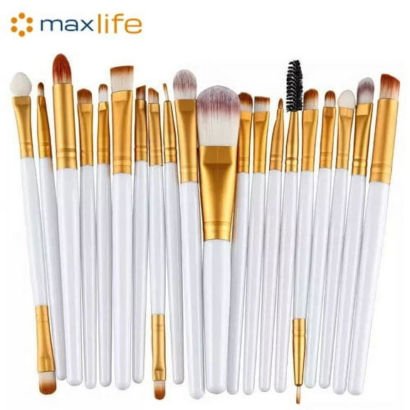 Makeup Brushes Kit 20 Pcs Set, Powder Foundation Eyeshadow Eyeliner Lip Brush - White, New
