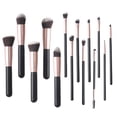 thumbnail image 1 of Makeup Brushes Set 14-Piece Premium Synthetic Makeup Brushes Foundation Powder Contour Concealers Eyeshadow Blending Liner Makeup Brush Set with Brush Bag, 1 of 7