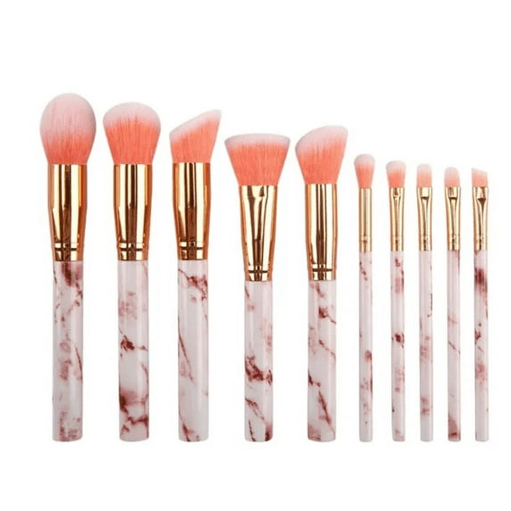 Makeup Brushes Set, Premium Synthetic Foundation Brush, Blending Face Powder Blush Concealers Eye Shadows Make Up Brushes Kit for Christmas Gifts, Pink