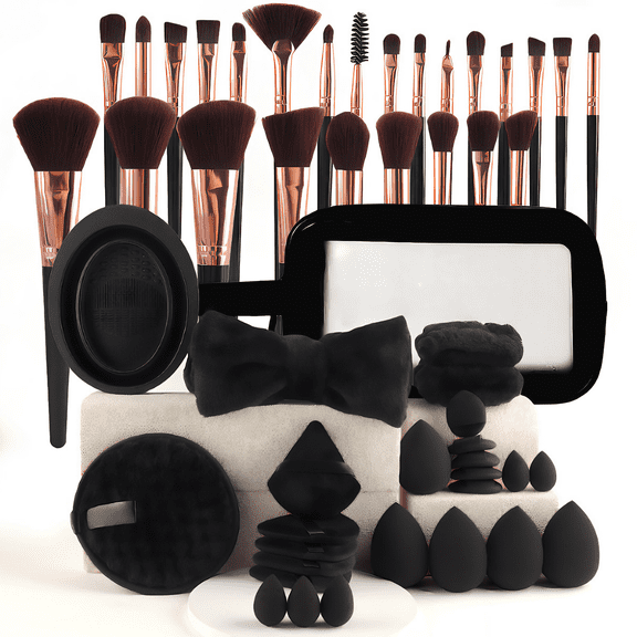 Makeup Brushes Set Professional Makeup Kit Multi-functional Tool Set with Case Facial Accessories, Foundation Brush Kit Eye and Face Brushes & Tools