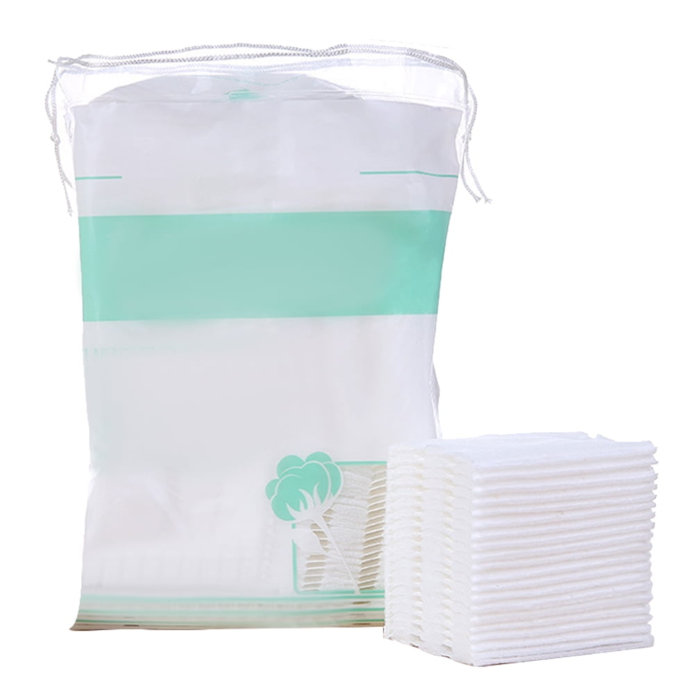 Makeup Cotton Pads, Facial Eye Makeup Remover Pads, Natural Premium Square Cotton Puff