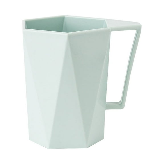 Makeup Cup Verdsylv Reusable Geometric Plastic Tumbler - Creative Juice & Tea Mug with Personality Design, Bpa-Free & Shatterproof, Novelty Drinkware for Home & Office, Plastic Mug