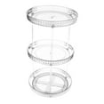 thumbnail image 1 of Makeup Display Case, Detachable Large Capacity Lipstick Turntable Tray Display Stand Rack for Office Bathroom Countertop Closet Kitchen White, 1 of 9