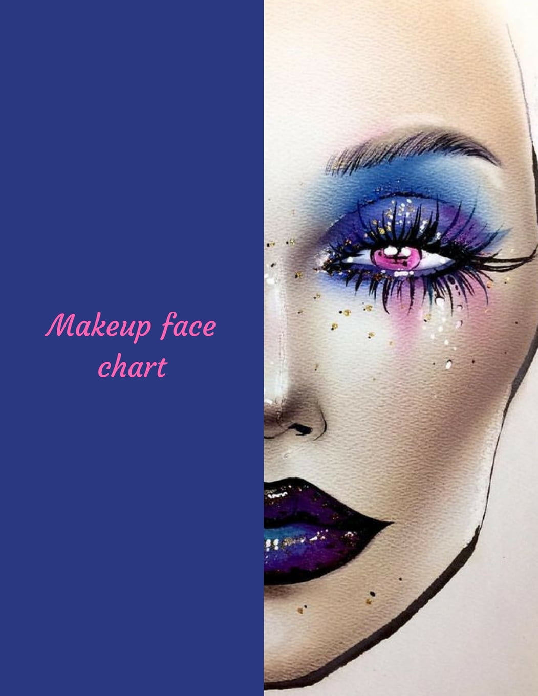 Stream +# Makeup Practice Face Charts, Blank Makeup Face Chart Worksheets  for Makeup Beginners and Exp by User 618780272