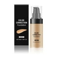 thumbnail image 1 of Makeup Foundation Press Pump Bottle, Color Correction Moisturizer Liquid Foundation, Full Coverage Color Correcting Concealer Foundation For Natural Nude Face Primer Base Makeup, 50 ml, 1 of 4