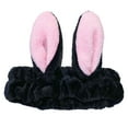 thumbnail image 1 of Makeup Headband Women's Cute Rabbit Ears Headbands Makeup Fashion Plush Hairbandblack, 1 of 4