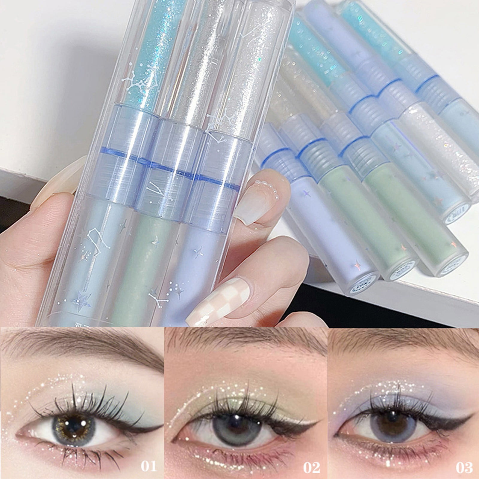 Makeup Highlighter Pen Cottage Cheese Makeup Gemstone Makeup Beauty Makeup Eye Lightener High End Makeup Sparkling Earth Beauty Highlighter Tartiest Pro Pallet Highlight Stick Makeup Eye Shadow Stick