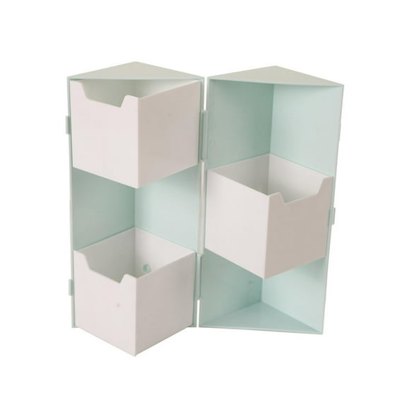 Makeup Jewelry Organizer, Bathroom Organizer Case, Multipurpose Makeup Holder Container Multifunctional Organization for Bedroom Bathroom Desk Green