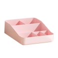 thumbnail image 1 of Makeup Jewelry Organizer, Large Capacity, Jewelry Lipstick Organizer, Perfume Makeup Organizer, Bathroom Organizer Container for Countertop Desk , Pink Without Lids, 1 of 8