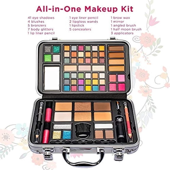 Makeup Kit Gift Set Eye Shadows, Lipstick, 74 Pieces Gift Set