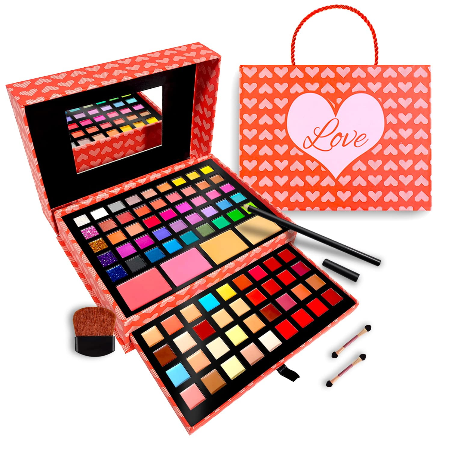 Makeup Kits for Teens 2Tier Love Make Up Gift Set and Eyeshadow